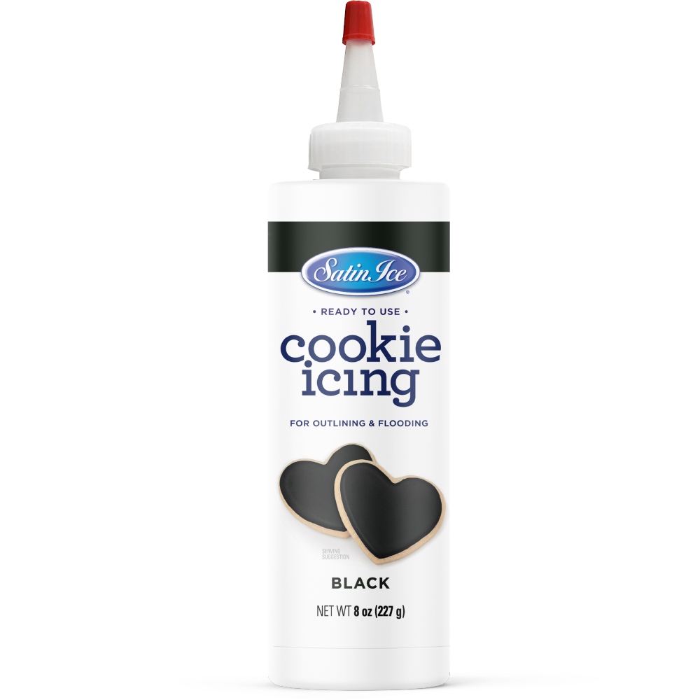 Satin Ice Black Cookie Icing, 8 oz.