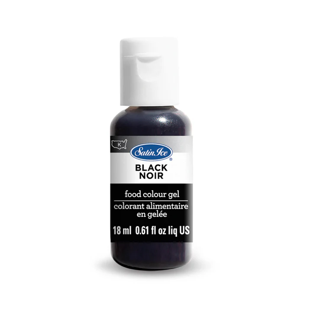 Satin Ice Black Food Color Gel, 0.61 oz.