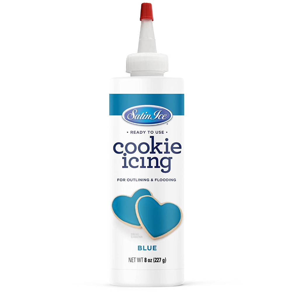 Satin Ice Blue Cookie Icing, 8 oz.