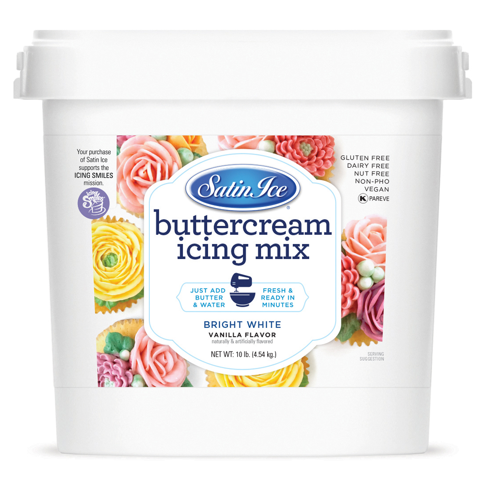 Satin Ice Buttercream Icing Mix, 10 lbs.