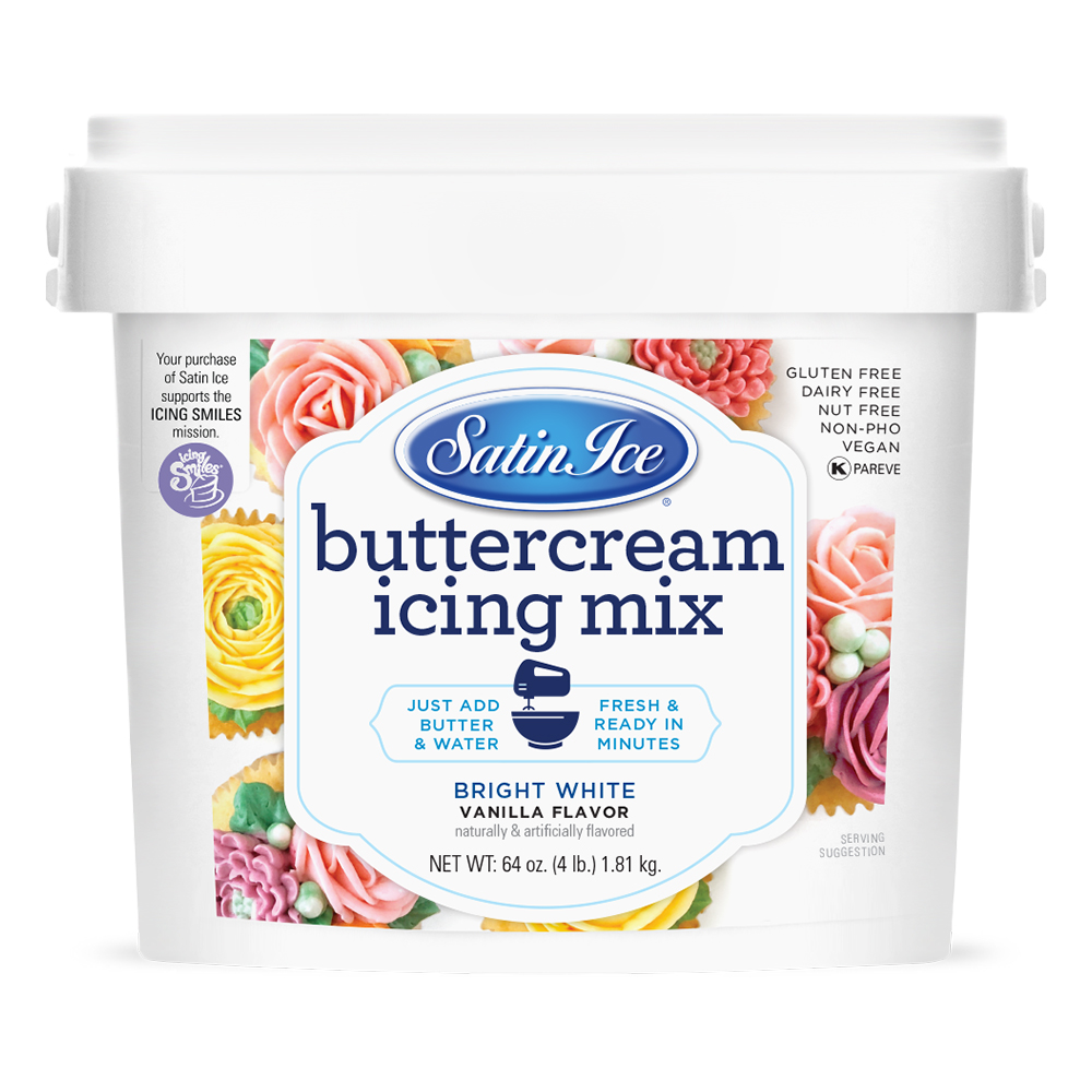 Satin Ice Buttercream Icing Mix, 4 lbs.