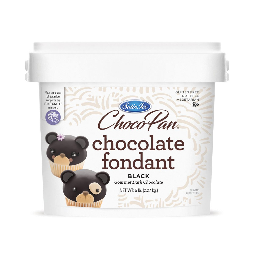 Satin Ice ChocoPan Black Covering Chocolate, 5 Lb