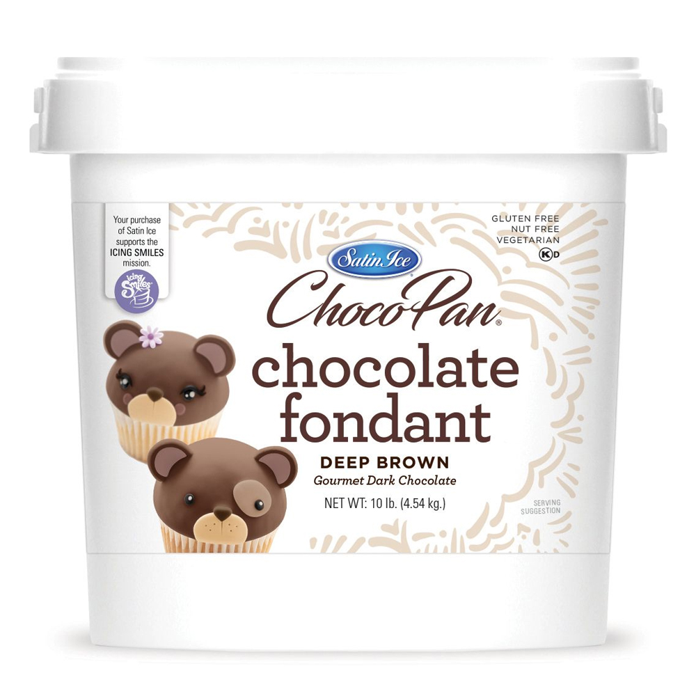 Satin Ice ChocoPan Deep Brown Covering Chocolate, 10 Lb
