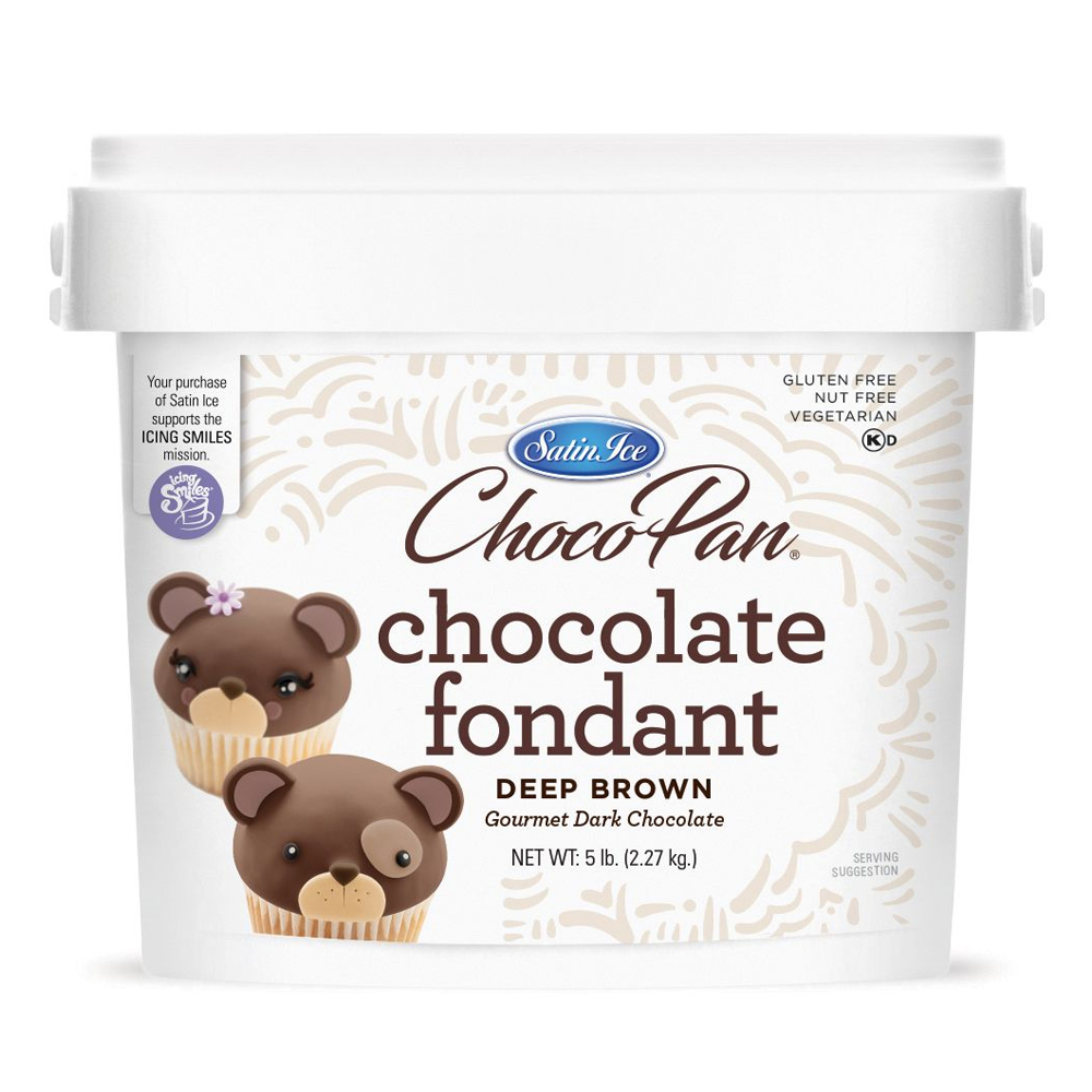 Satin Ice ChocoPan Deep Brown Covering Chocolate, 5 Lb