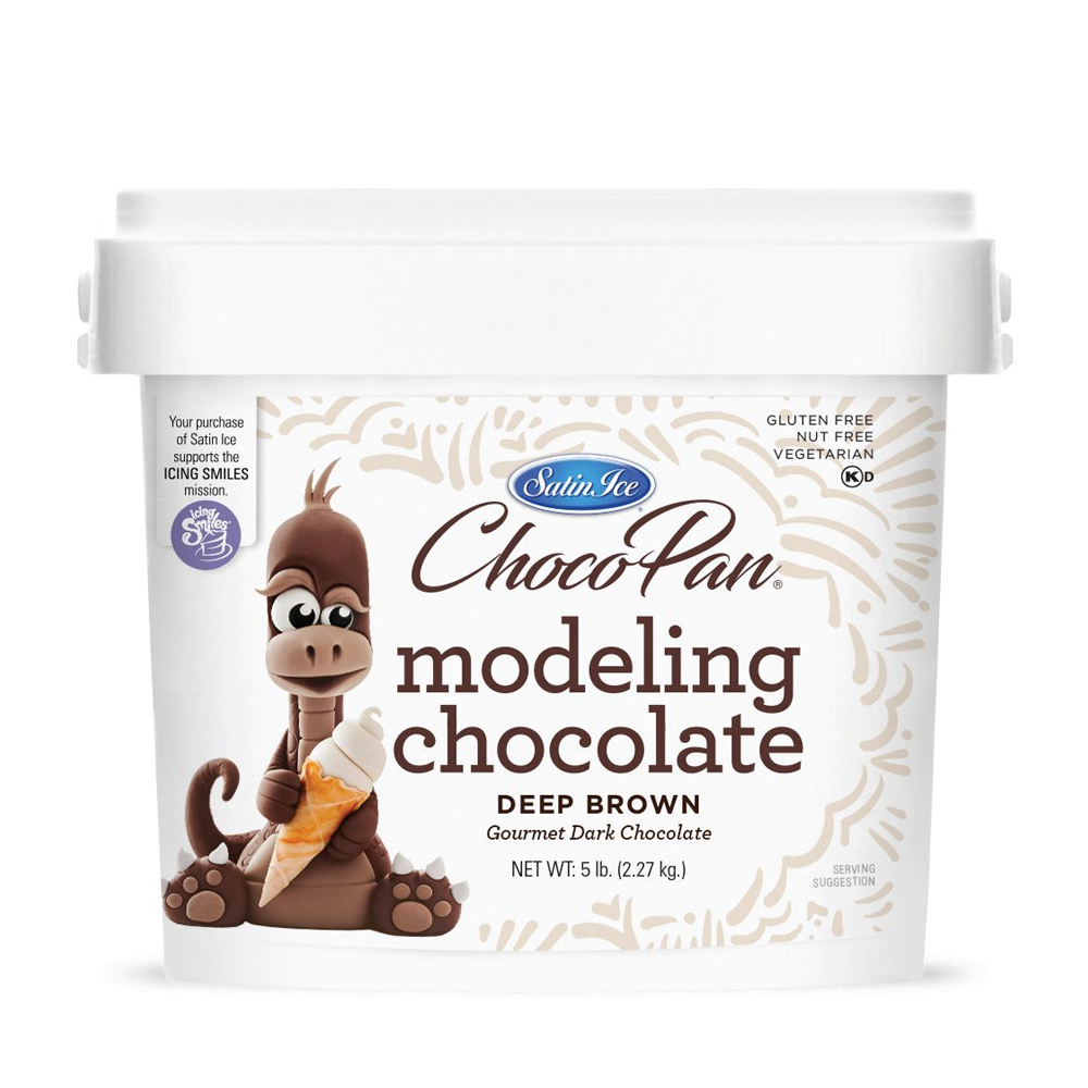 Satin Ice ChocoPan Deep Brown Modeling Chocolate, 5 Lb