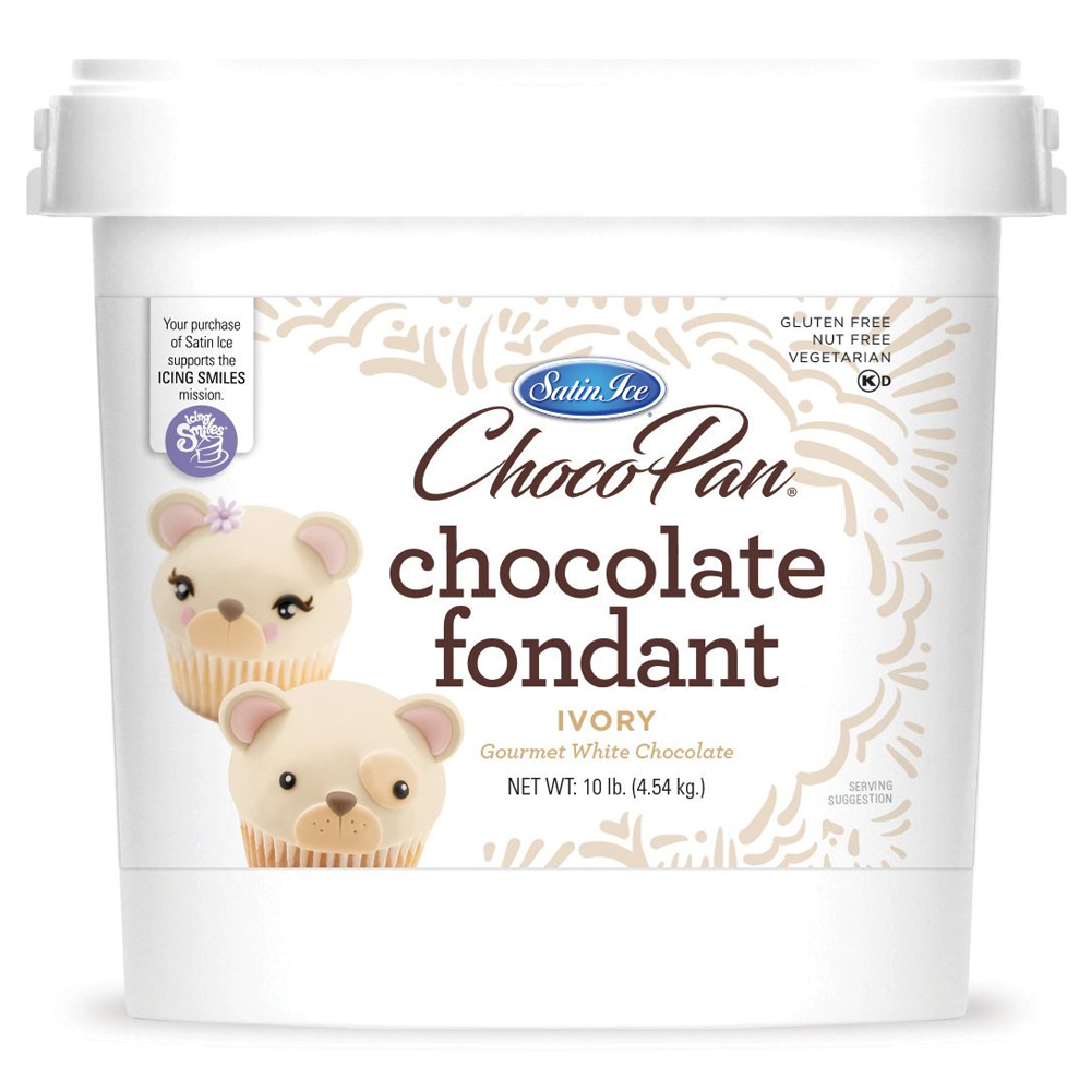 Satin Ice ChocoPan Ivory Covering Chocolate, 10 Lb
