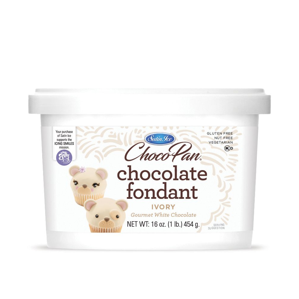 Satin Ice ChocoPan Ivory Covering Chocolate, 1 Lb