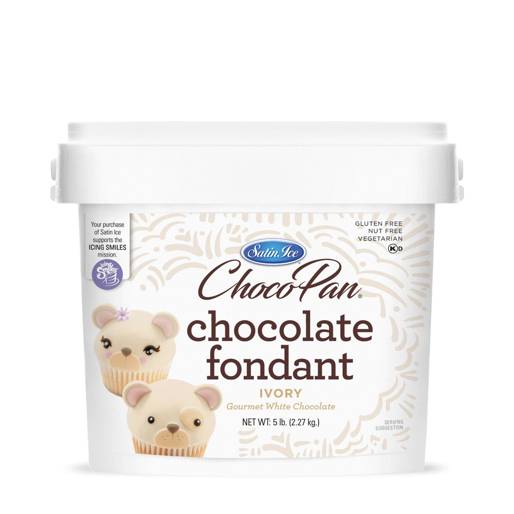 Satin Ice ChocoPan Ivory Covering Chocolate, 5 Lb