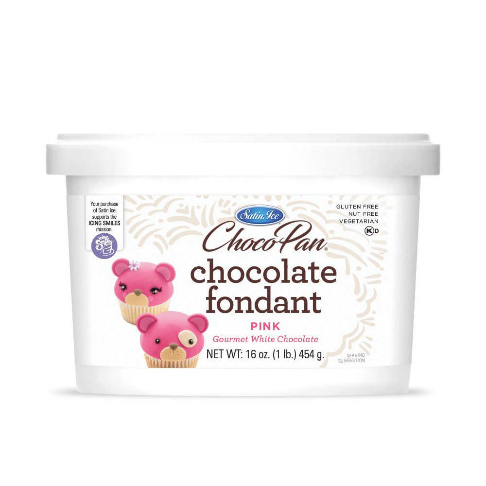 Satin Ice ChocoPan Pink Covering Chocolate, 1 Lb