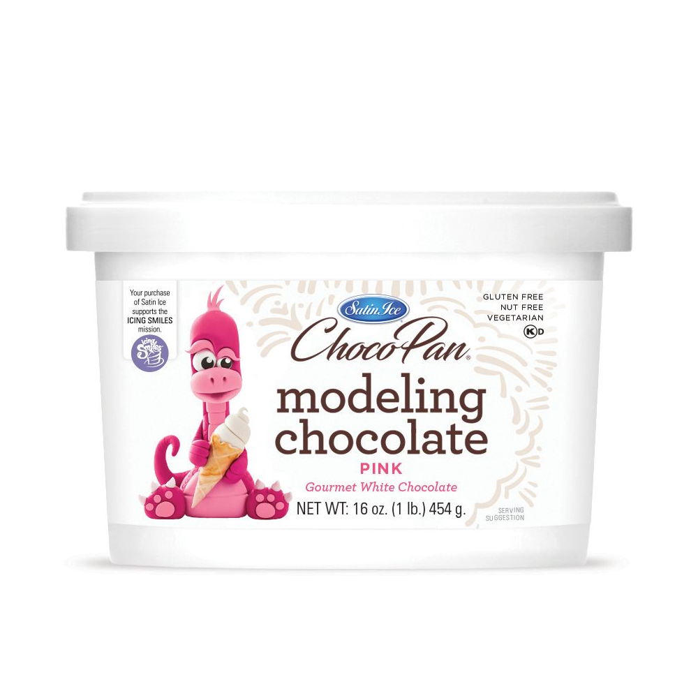 Satin Ice ChocoPan Pink Modeling Chocolate, 1 Lb