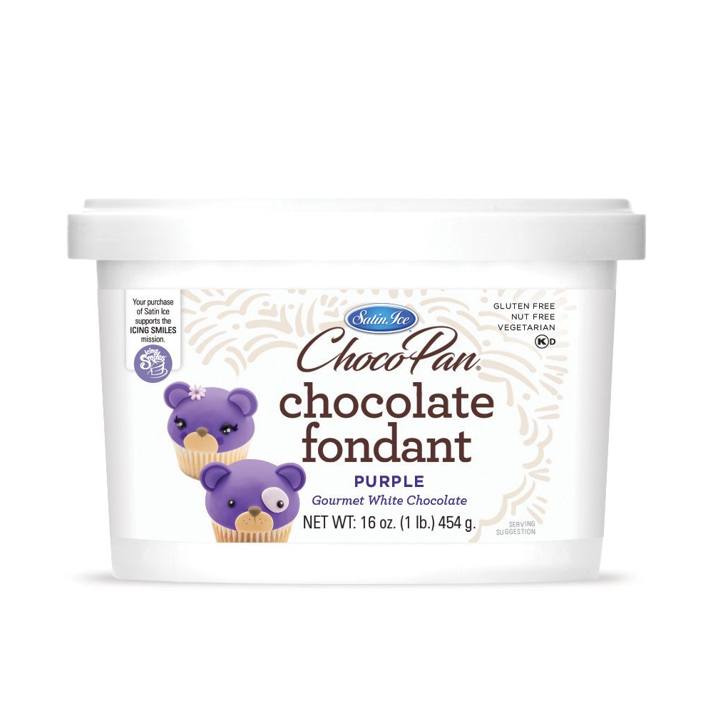 Satin Ice ChocoPan Purple Covering Chocolate, 1 Lb 