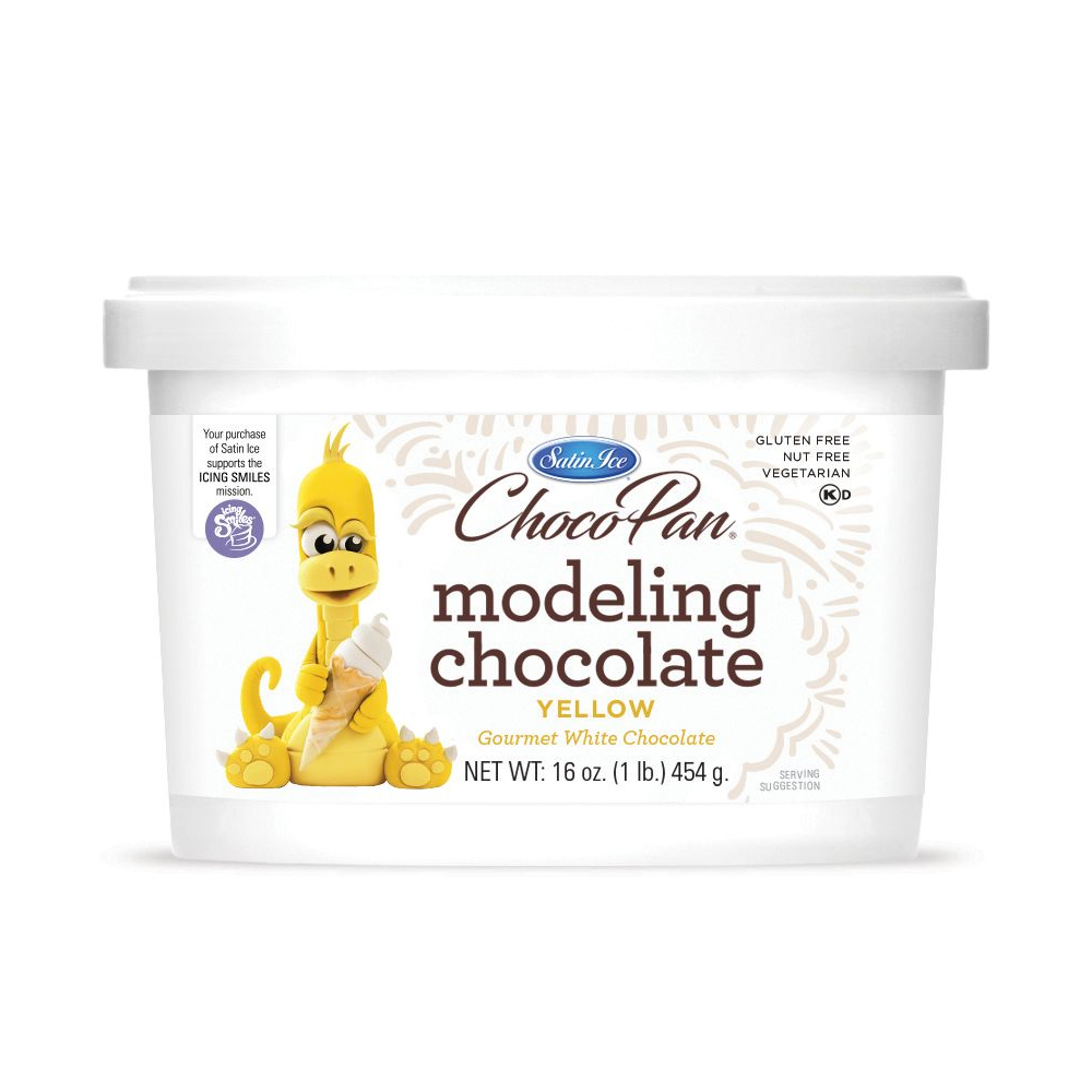 Satin Ice ChocoPan Yellow Modeling Chocolate, 1 Lb