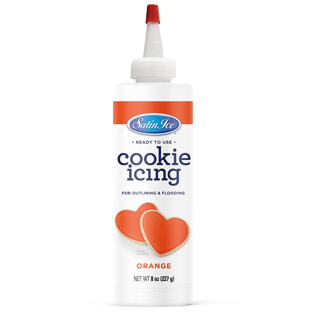 Satin Ice Orange Cookie Icing, 8 oz.