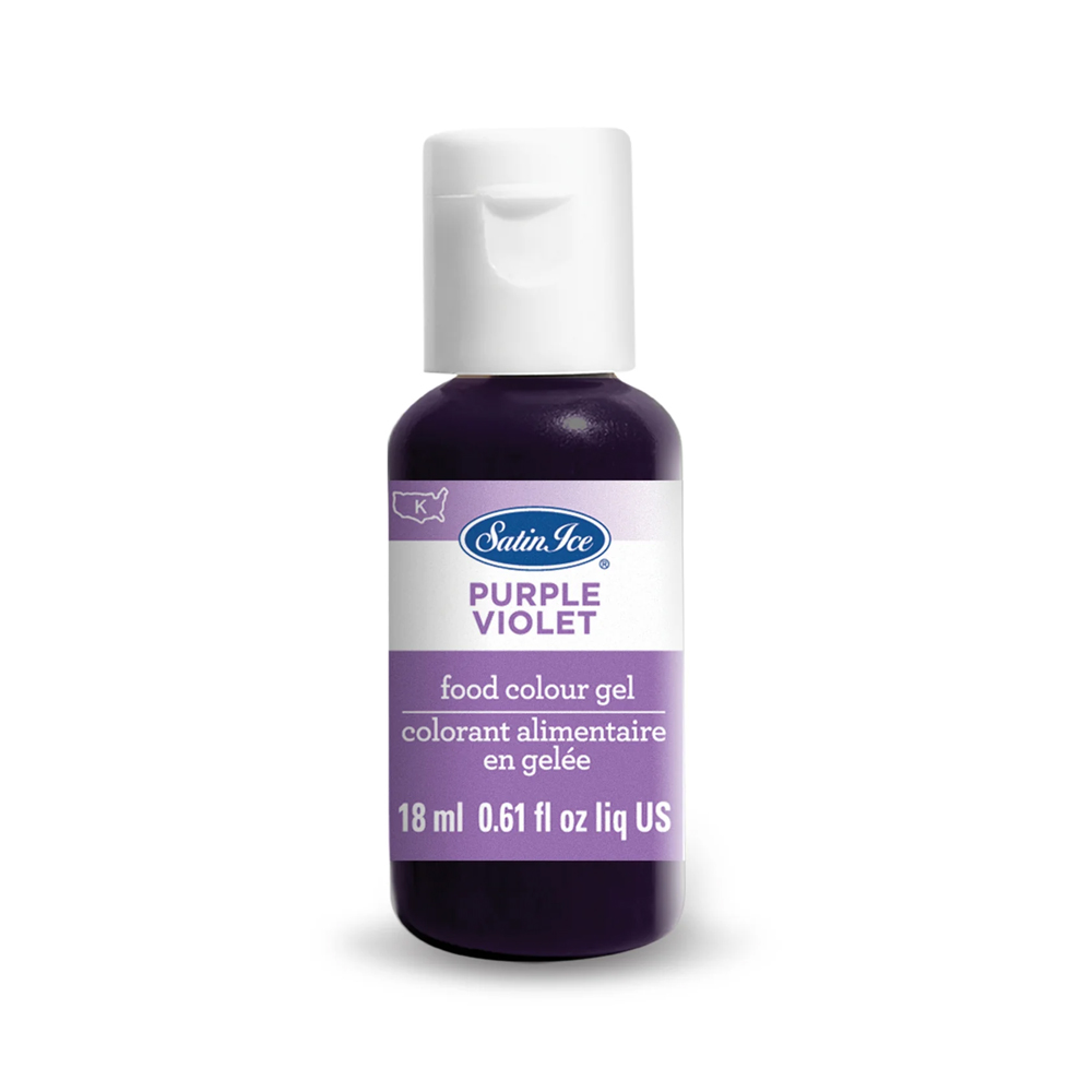Satin Ice Purple Food Color Gel, 0.61 oz.