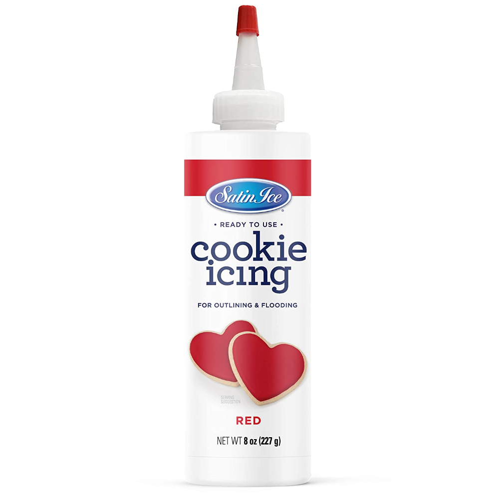 Satin Ice Red Cookie Icing, 8 oz.