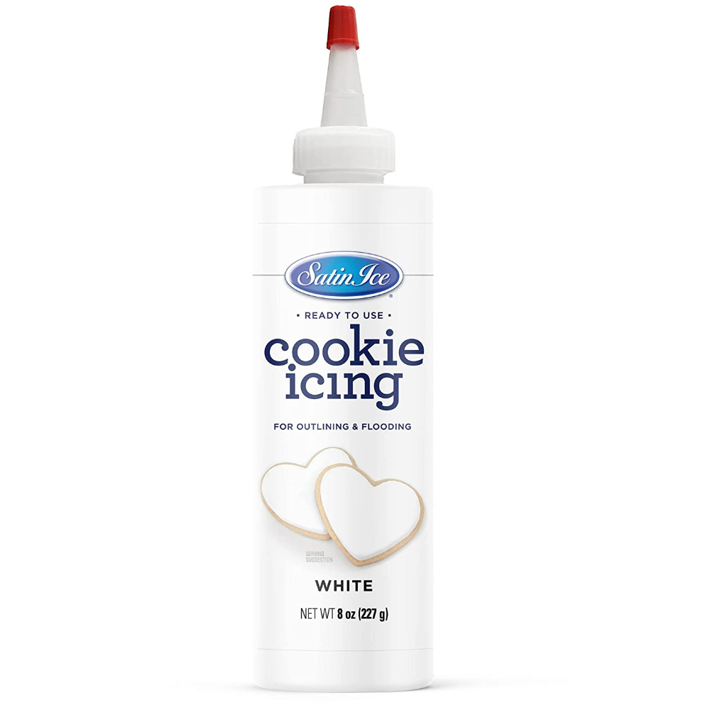 Satin Ice White Cookie Icing, 8 oz.