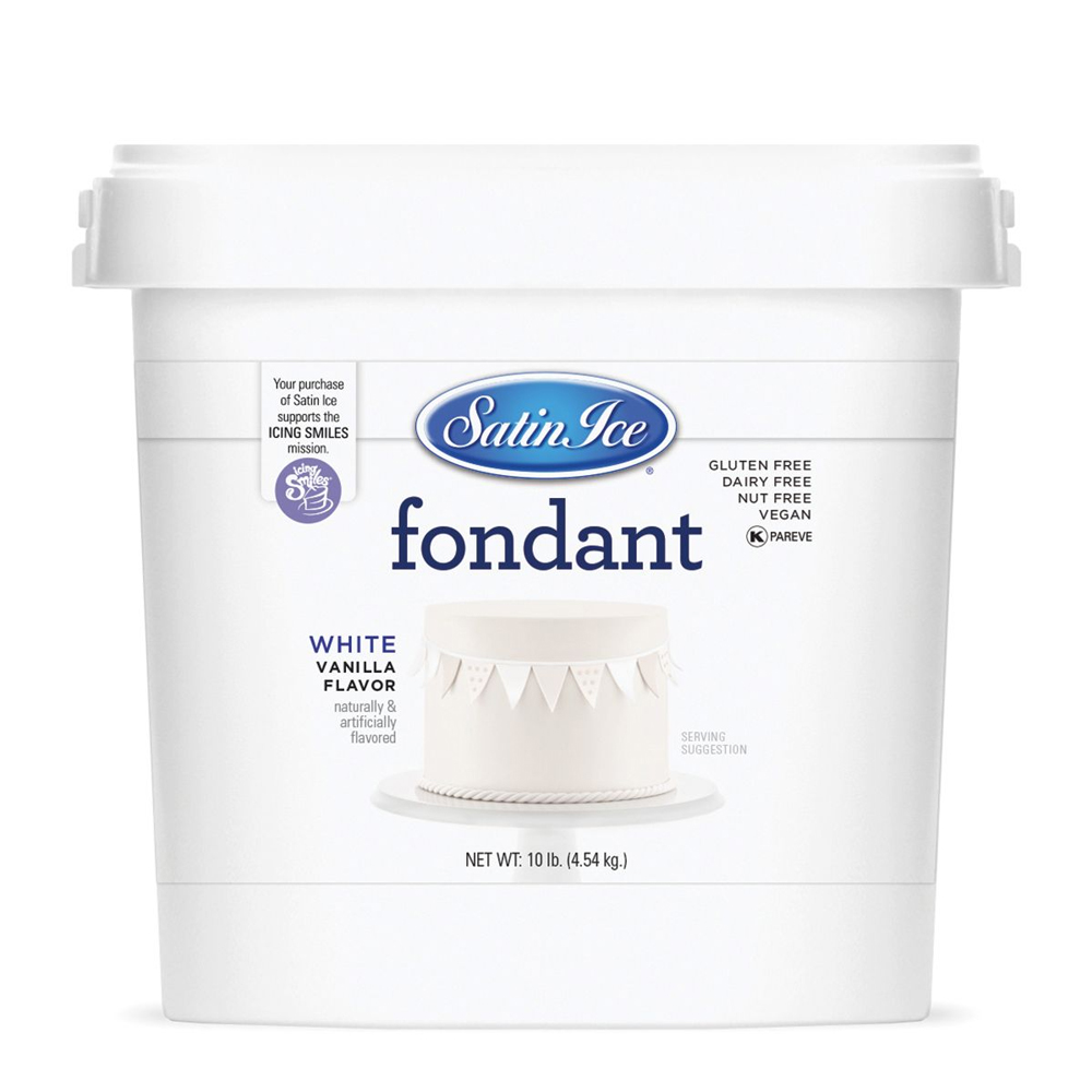 Satin Ice White Rolled Fondant - Size: 20 Pounds