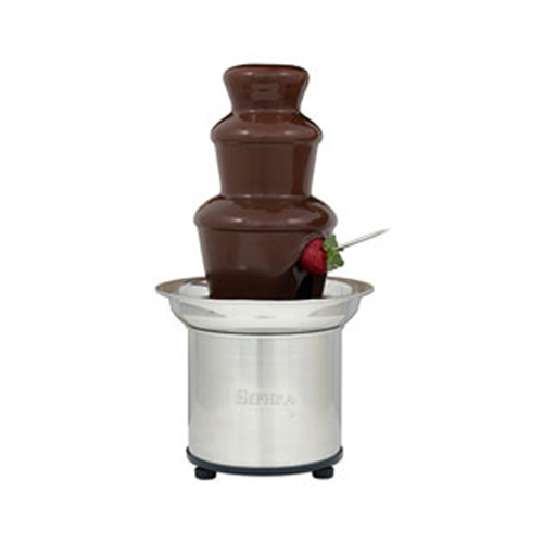 Sephra Fountains 16" Select Fondue Chocolate Fountain (Brushed Stainless Steel)