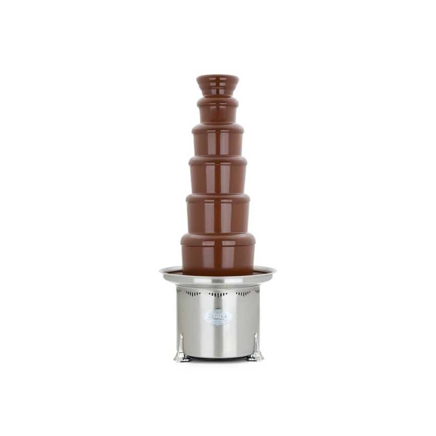 Sephra Fountains 44" Convertible Commercial Chocolate Fountain, Brushed Stainless