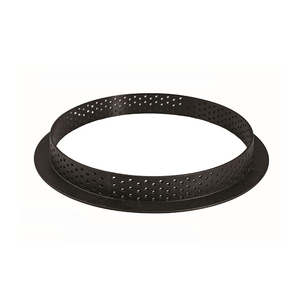 Silikomart 190mm Black Perforated Tarte Ring