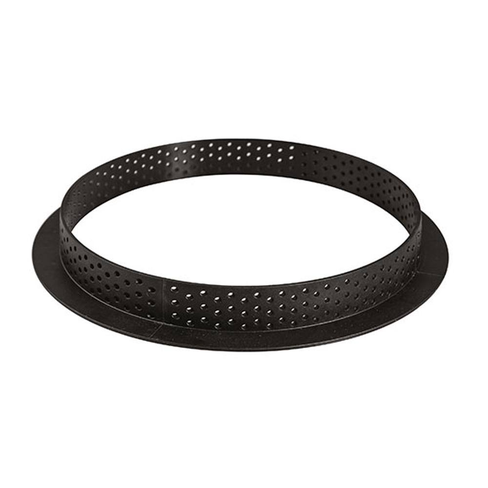 Silikomart 210mm Perforated Black Tarte Ring