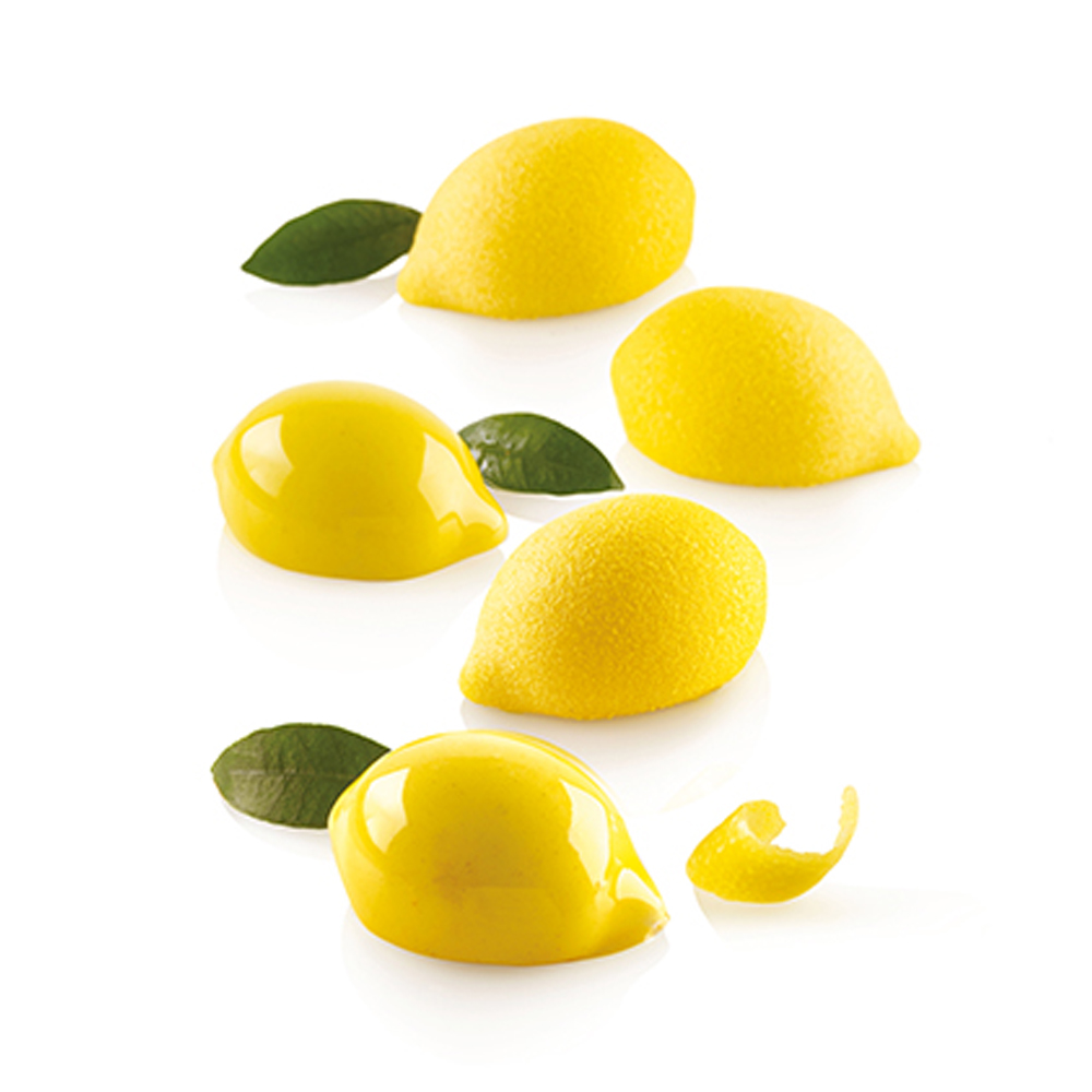 Silikomart "LIMONE & LIME 30" Flexible Baking & Freezing Mold, 1 Oz., 15 Cavities