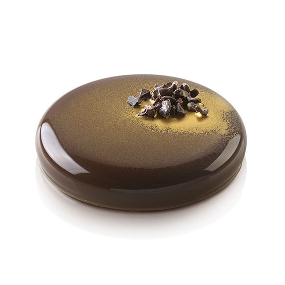 Silikomart "DECOR ROUND 80" Flexible Silicone Baking & Freezing Mold, 2.7 oz.
