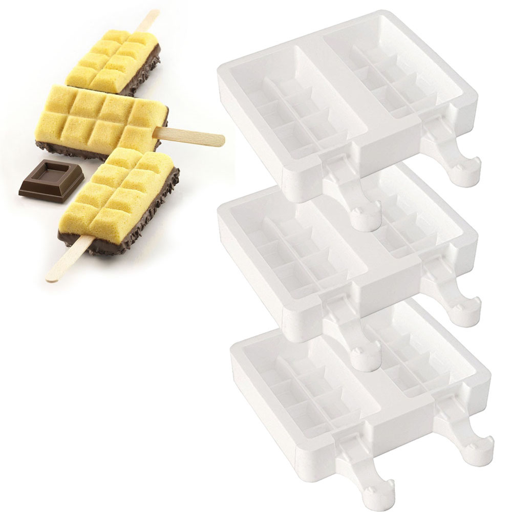 Silikomart Choco Stick Ice Cream Mold, Set of 3