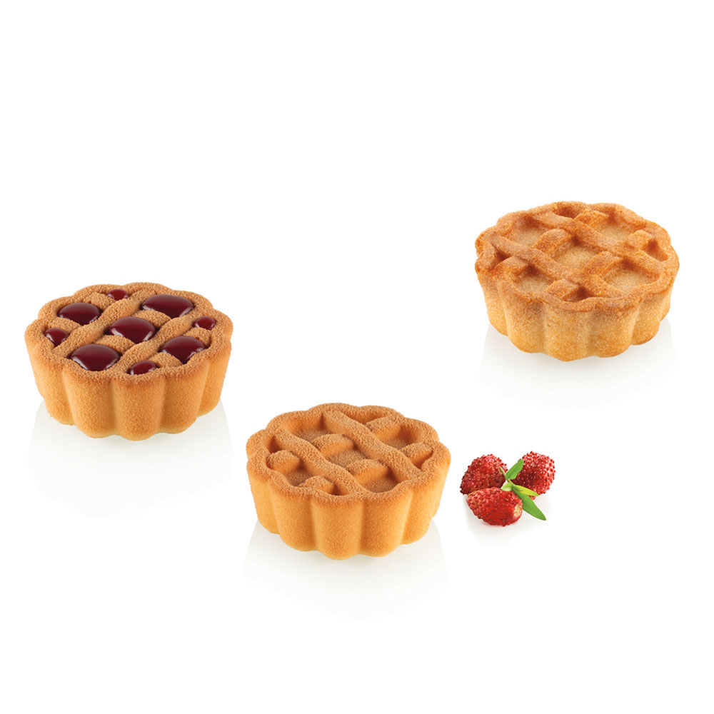 Silikomart CROSTATA XS 20 Silicone Mold, 15 Cavities