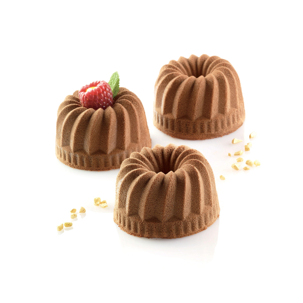 Silikomart Flexible Silicone Baking Mold, Mini Kugelhopf 100ml (3.38 oz)