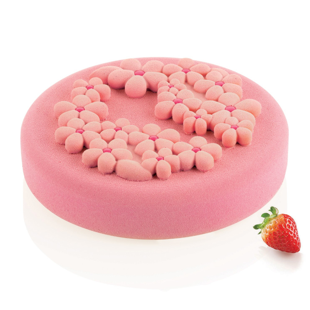 Silikomart FLORA 80 Silicone Baking & Freezing Mold, oz., 2 Cavities