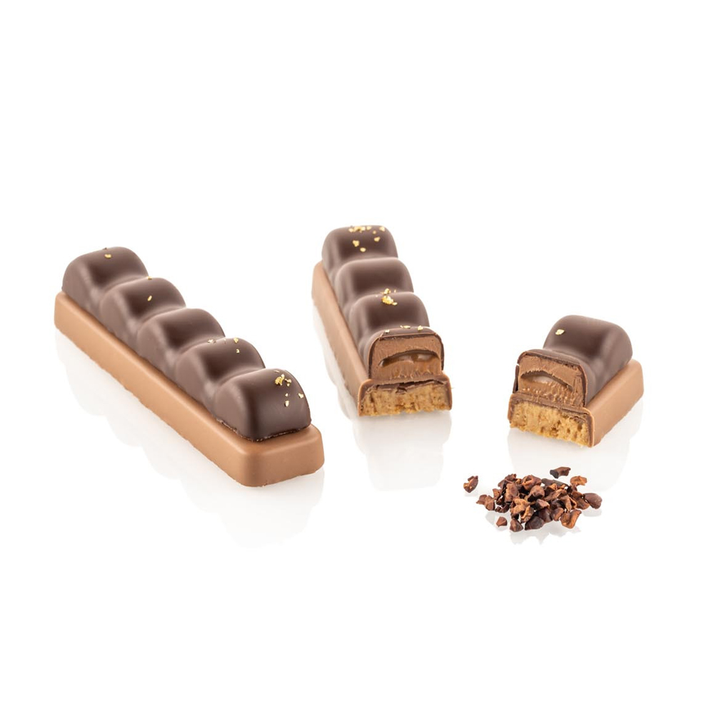 Silikomart 'KIT BAR DUNA' Tritan and Silicone Chocolate Mold, 8 Cavities