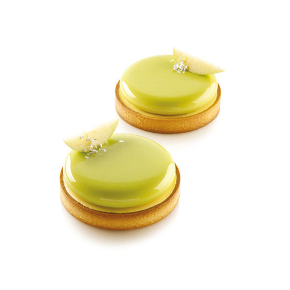 Silikomart KIT TARTE RING 120, Mold and Perforated Ring