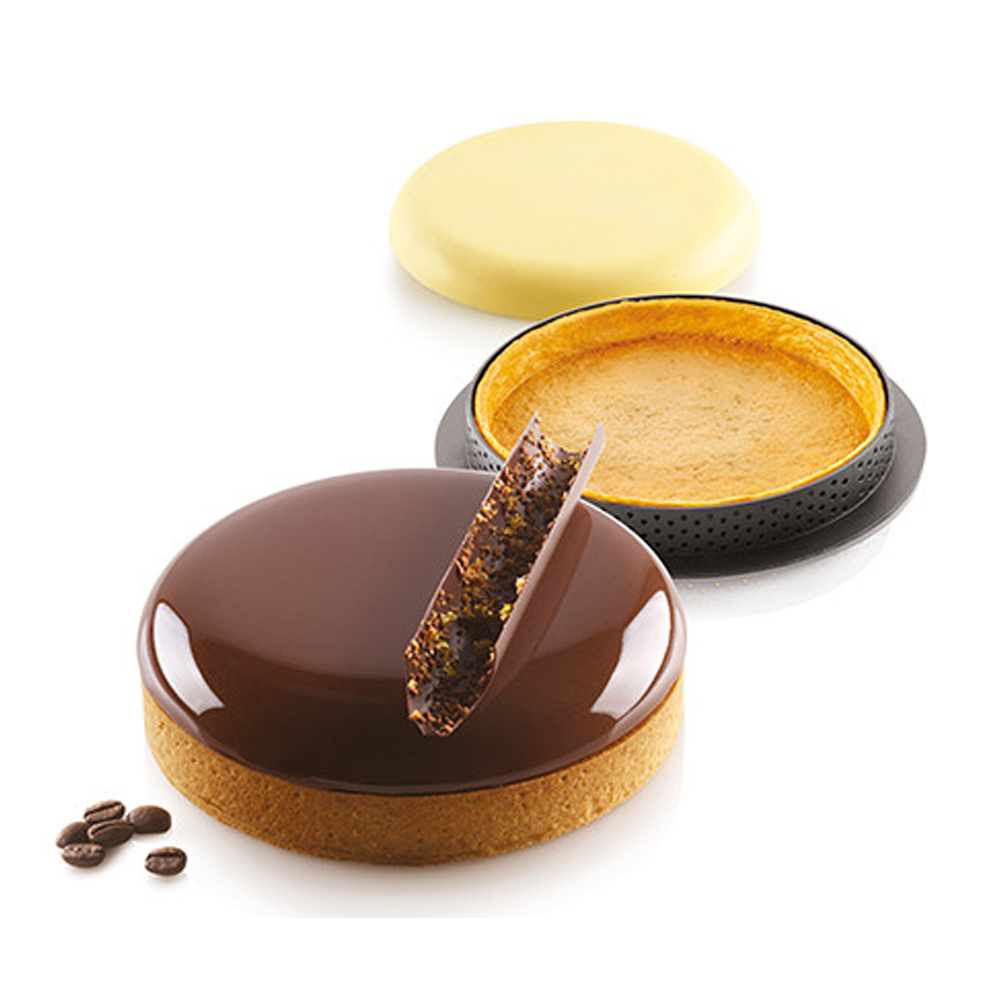 Silikomart KIT TARTE RING PALET 150mm, Ring and Mold