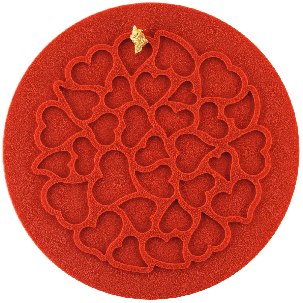Silikomart Love Decorative Silicone Mold, 0.3 oz.