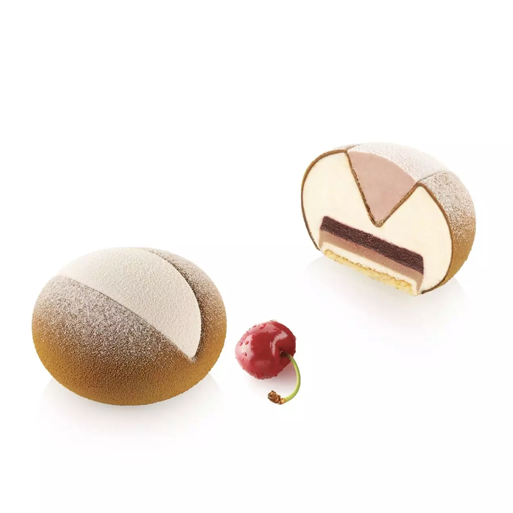 Silikomart MARITOZZO 135 Silicone Mold, 6 Cavities