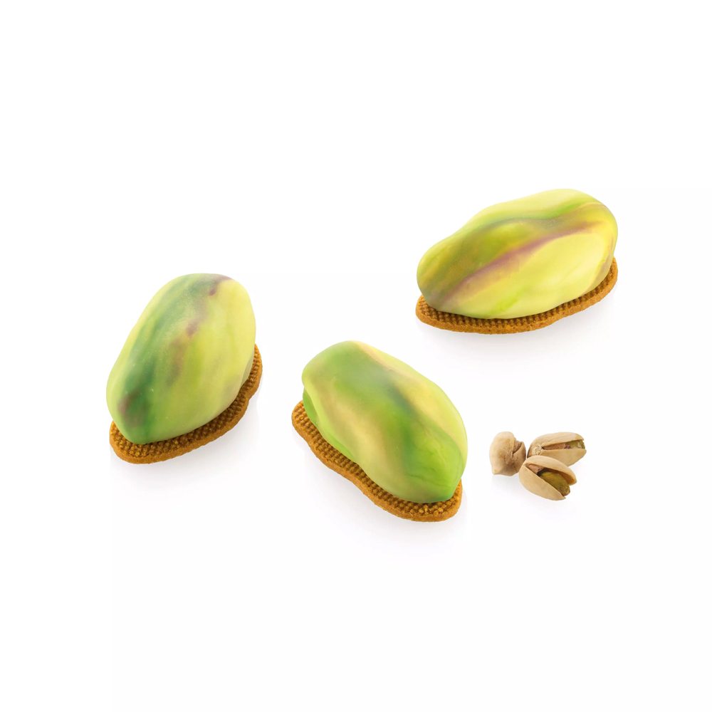 Silikomart PISTACHIO 30 Silicone Mold, 12 Cavities