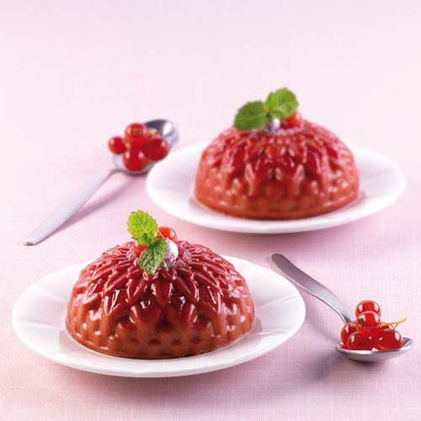 Silikomart Silicone Bakeware Dahlia 3.89 Oz, Dia x High, 6 Cavities