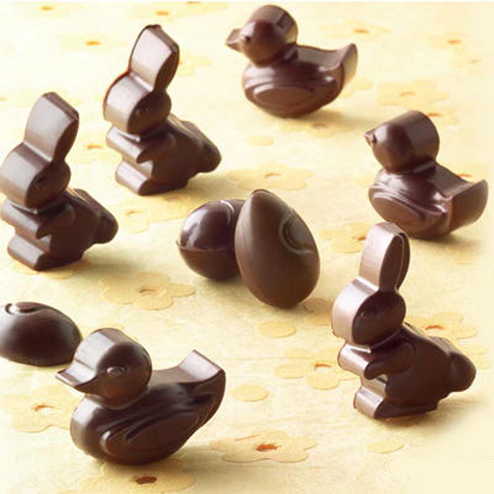 Silikomart Silicone Chocolate Mold, Easter Shapes