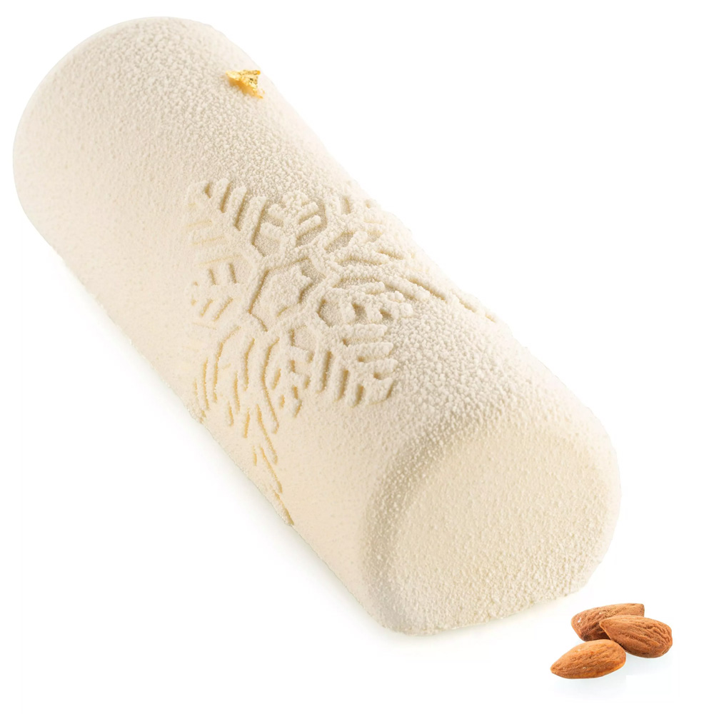 Silikomart SNOWFALL BUCHE 1150 Silicone Mold, 39 oz.