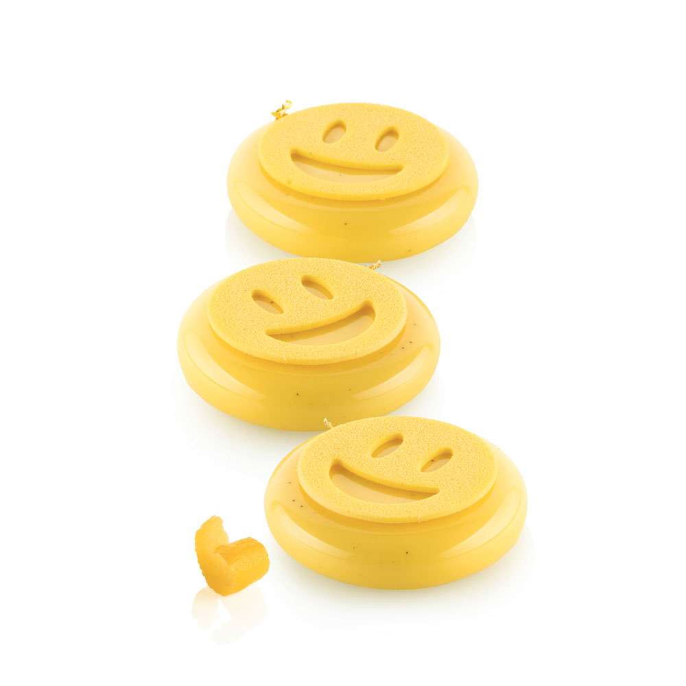 Silikomart SORRISO Silicone Smile Decor Mold, 7 Cavities