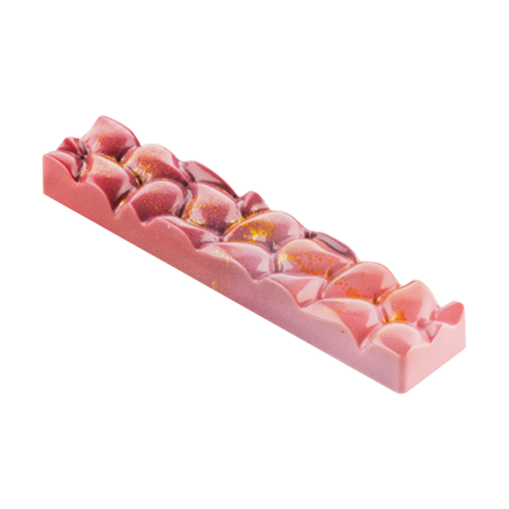 Silikomart Tritan Chocolate Mold, GOCCIA-B Bar, 8 Cavites