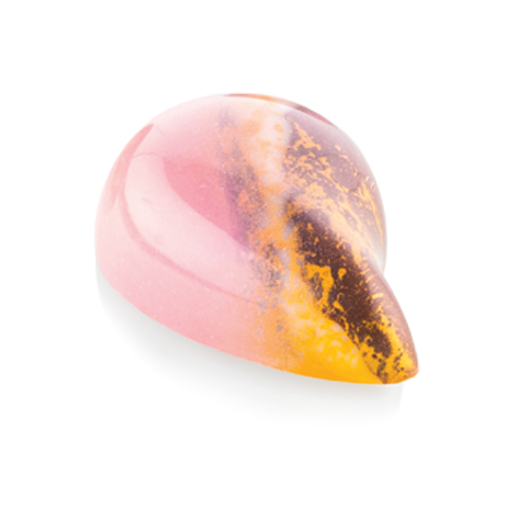 Silikomart Tritan Chocolate Mold, GOCCIA-P Teardrop Praline, 24 Cavities