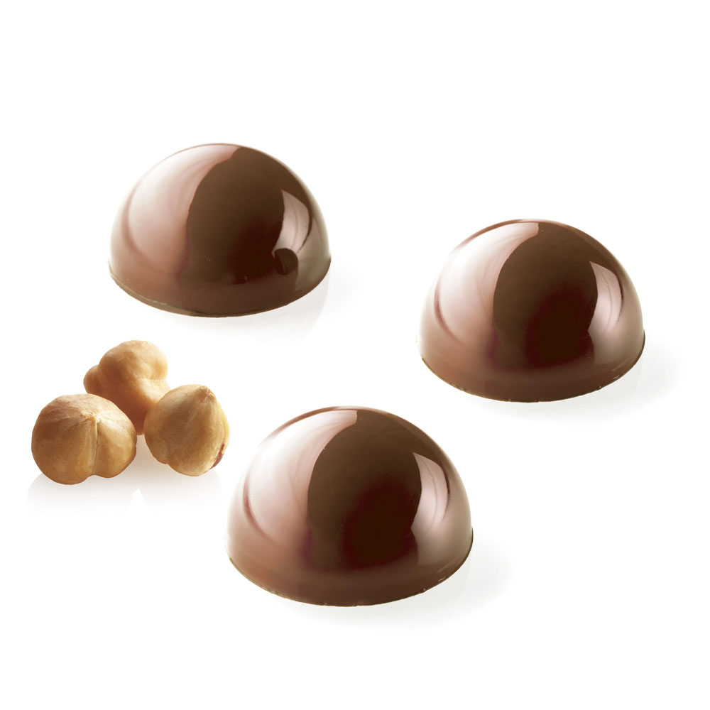 Silikomart Tritan SEMISFERA-P Chocolate Mold, 24 Cavities