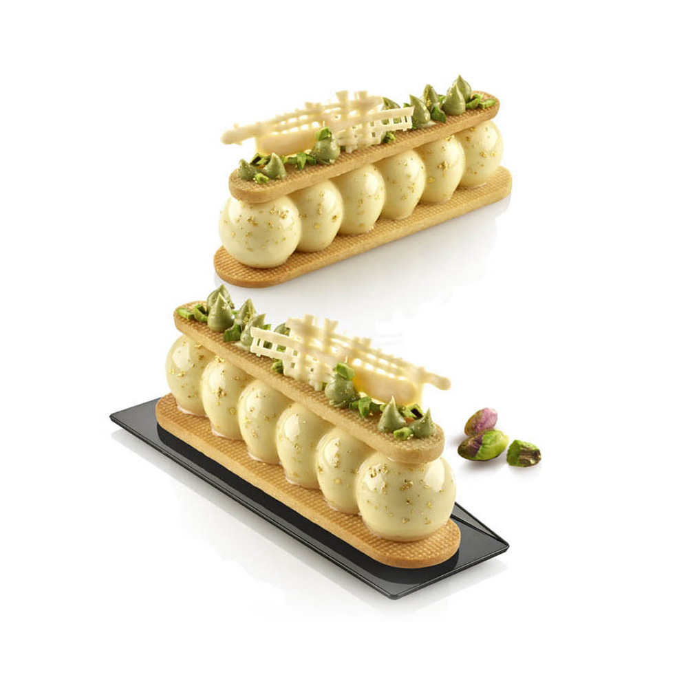 Silikomart 'TRUFFLE ECLAIR 75' Baking & Freezing Mold, 8 Cavities