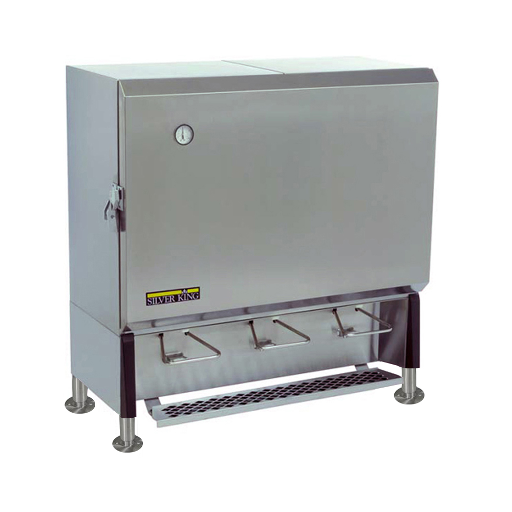 Silver King SKMAJ3/C3 Triple Valve Milk Dispenser with Platform