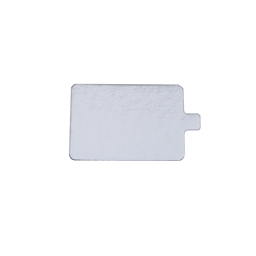 Silver Mono-Board, Rectangle with Tab - Case of 500