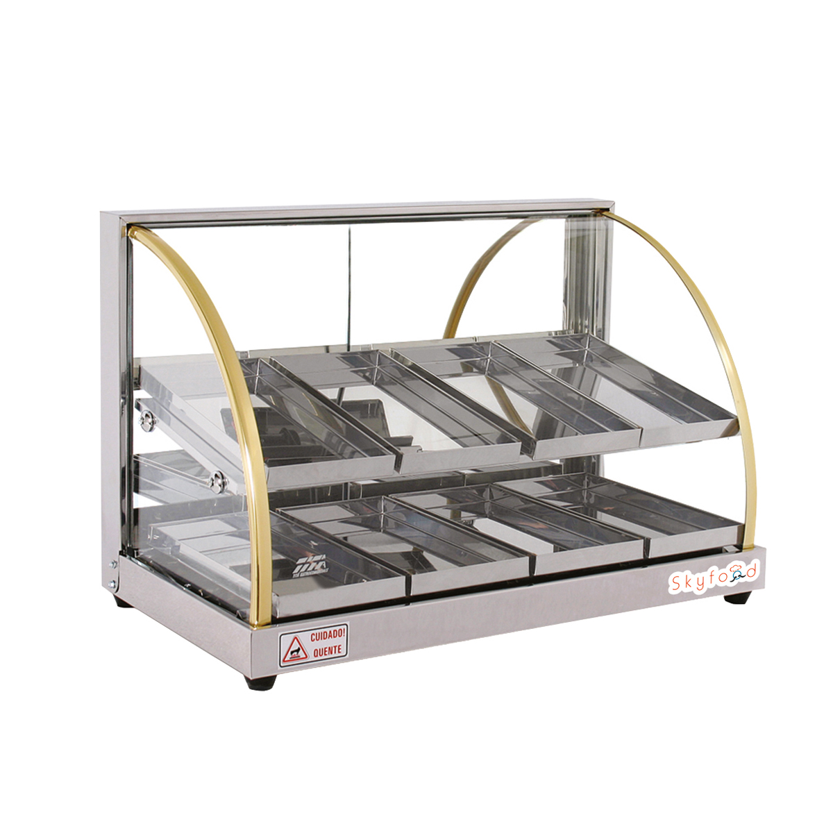 Skyfood FWDE2-25 25" Food Warmer Display Case, Double Shelf, Economy