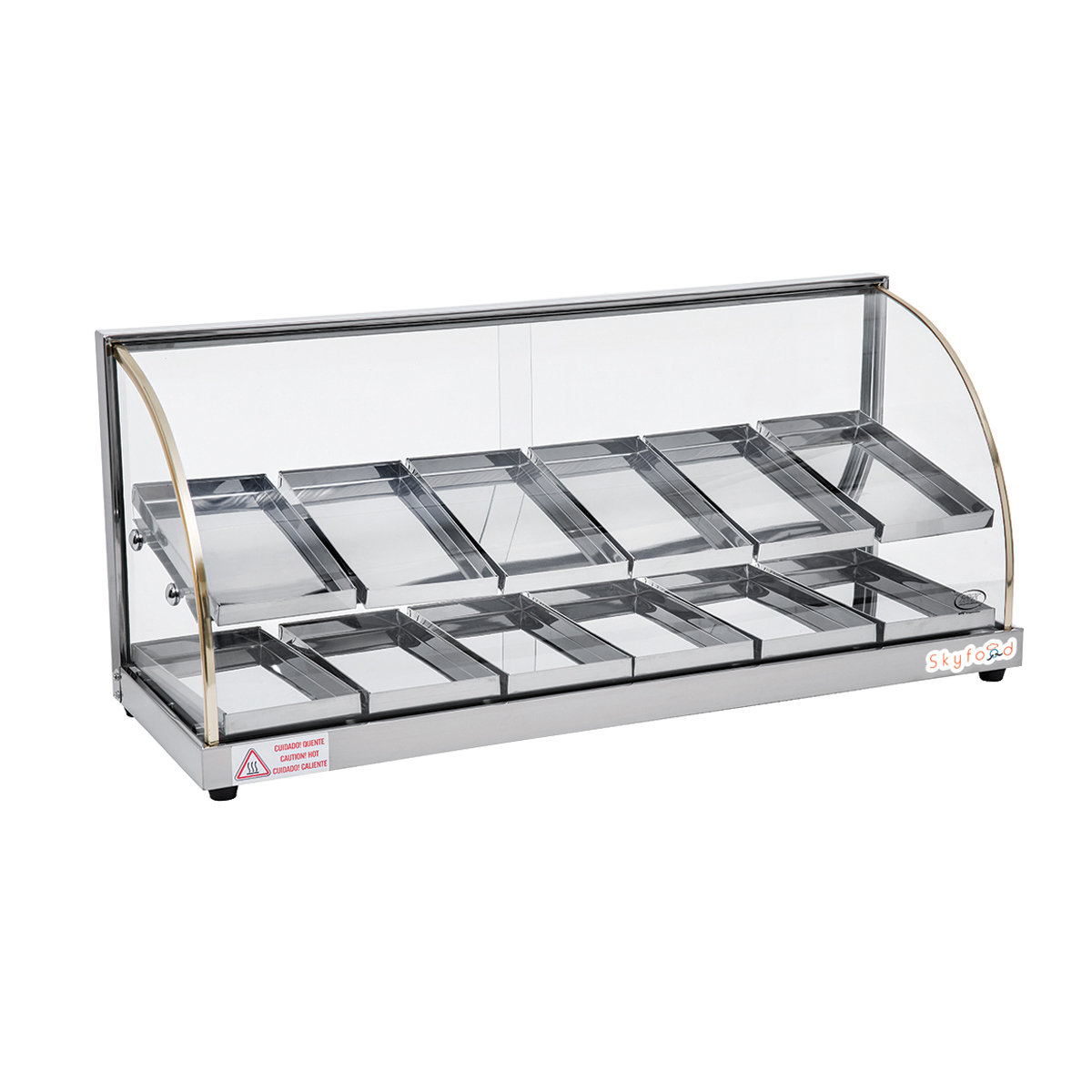 Skyfood FWDE2-37 37" Food Warmer Display Case, Double Shelf, Economy