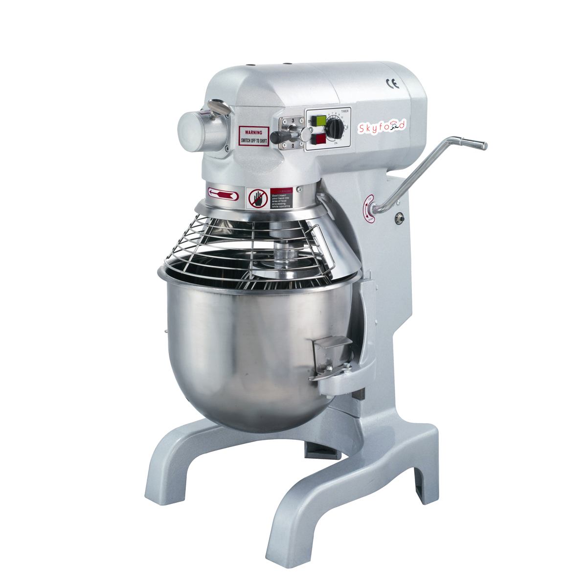 Skyfood SPM20 Table Top Planetary Mixer, 1/2 HP, 3 Speed, ETL Listed